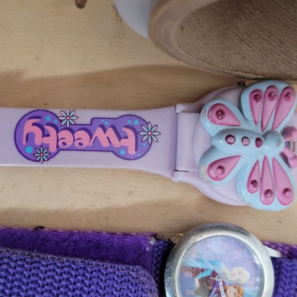 Watch Lot Plastic Novelty Fashion Characters No Batteries Untested Parts Only - Picture 6 of 8